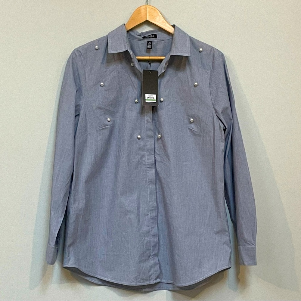 *JUST REDUCED* NWT Jones NY Button Down w/ Pearl